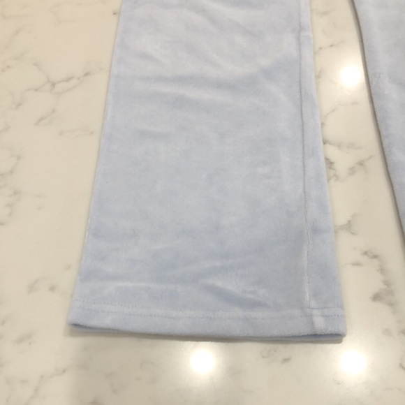 Girls Size 6/7 Juicy Black Label Velour Sweatpants - Picture 3 of 8